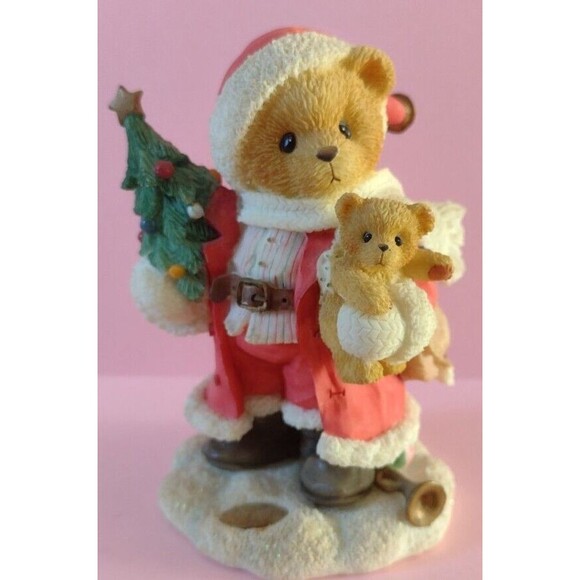 Cherished Teddies #176036 Klaus "Bearer of Good Tidings" 1996 Christmas Santa - Picture 1 of 3